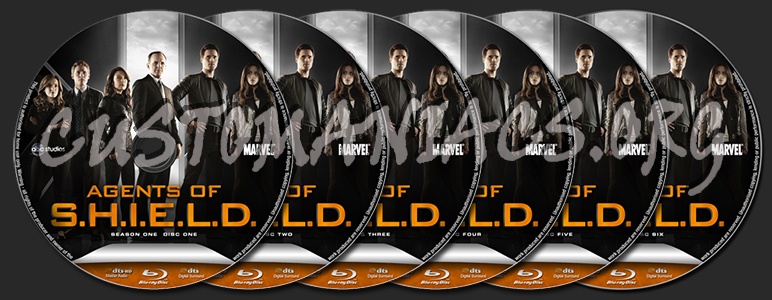 Agents of S.H.I.E.L.D. Season One blu-ray label