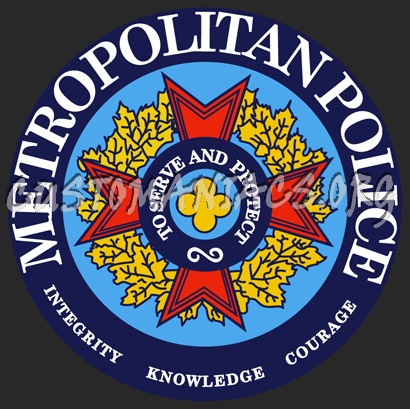 Police Academy - Metropolitan Police Car Decal 