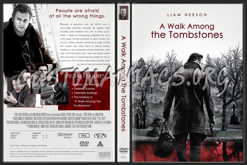 A Walk Among the Tombstones dvd cover