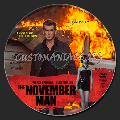 The November Man dvd label