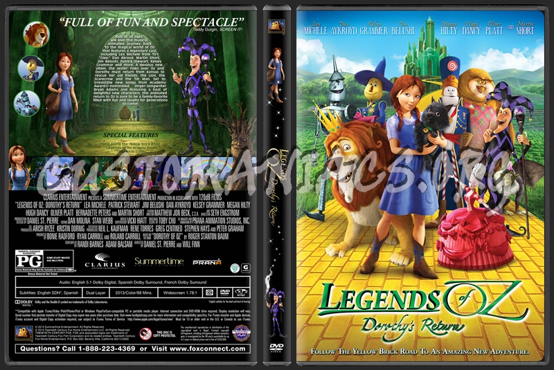 Legends Of Oz: Dorothy's Return dvd cover