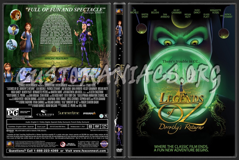 Legends Of Oz: Dorothy's Return dvd cover