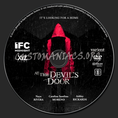 At the Devil's Door dvd label
