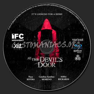 At the Devil's Door blu-ray label