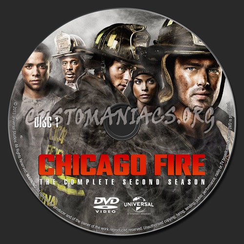 Chicago Fire Season 2 dvd label