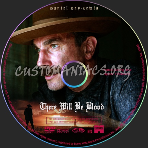 There Will Be Blood dvd label