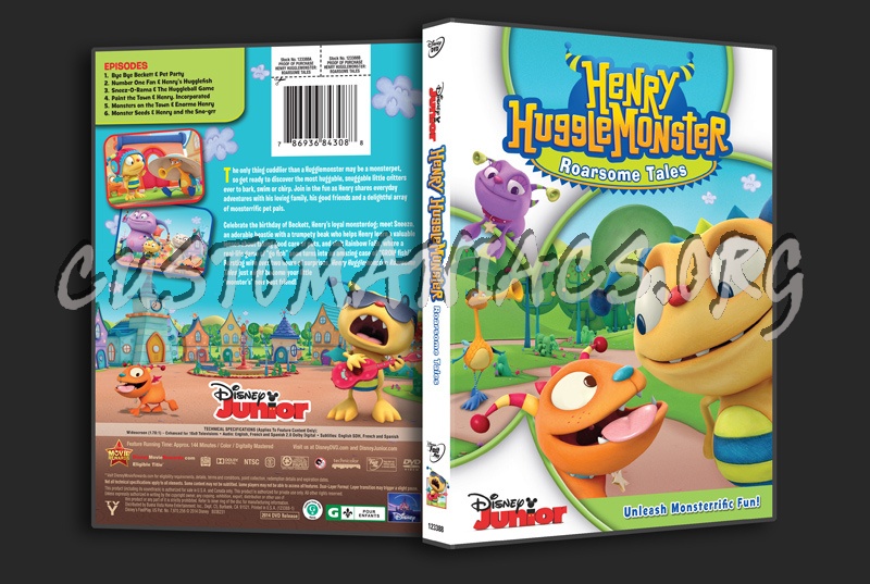 Henry Hugglemonster Roarsome Tales dvd cover