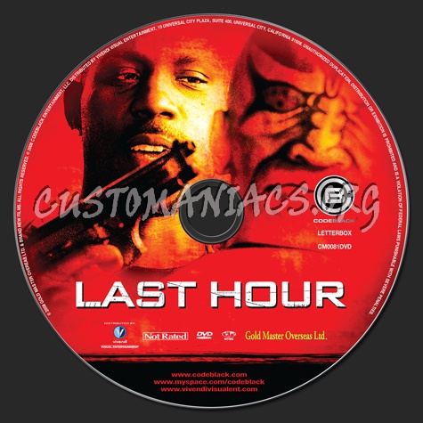 Last Hour dvd label