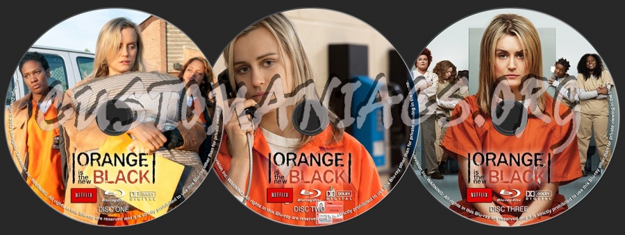 Orange is the New Black Season One blu-ray label
