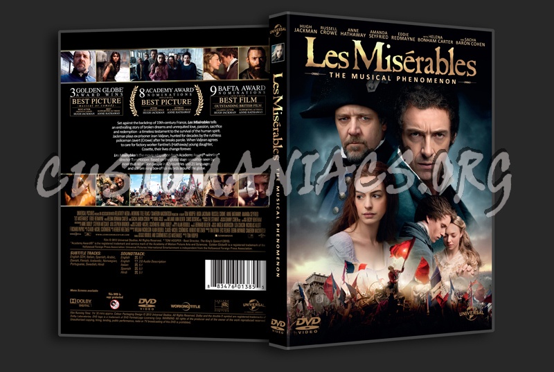 Les Miserables dvd cover