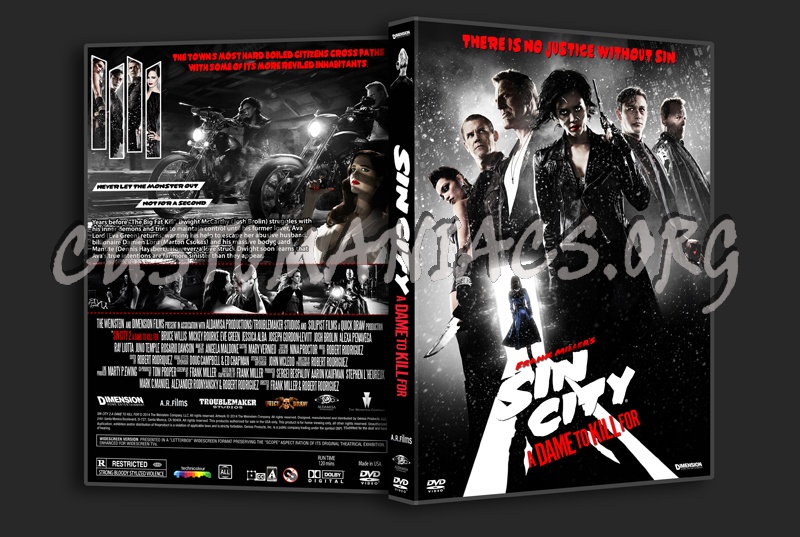 Sin City 2 A Dame To Kill For dvd cover
