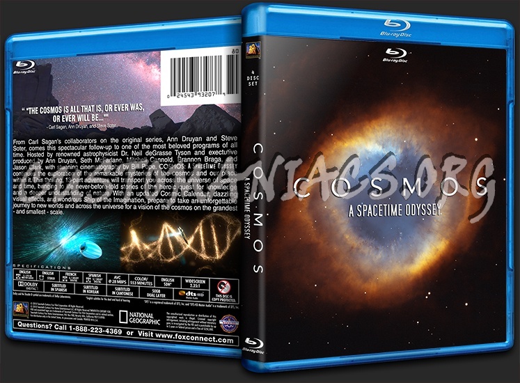 Cosmos: A SpaceTime Odyssey blu-ray cover