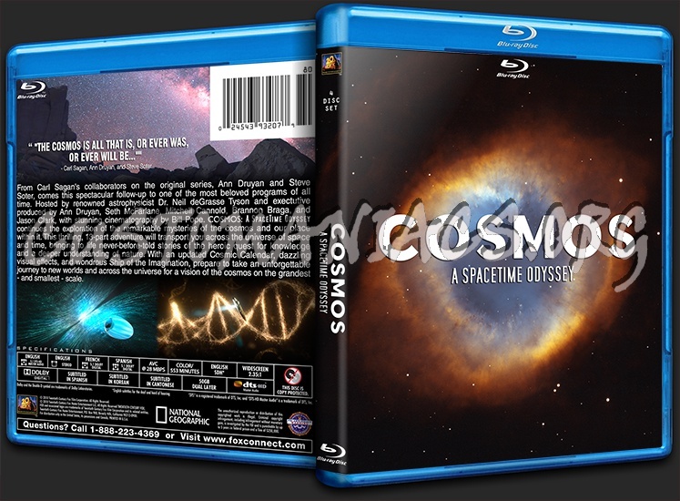 Cosmos: A SpaceTime Odyssey blu-ray cover