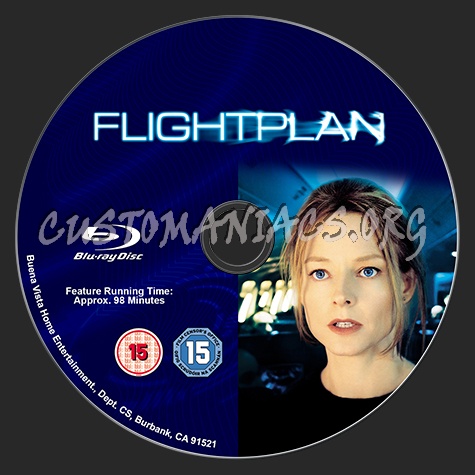 Flightplan blu-ray label