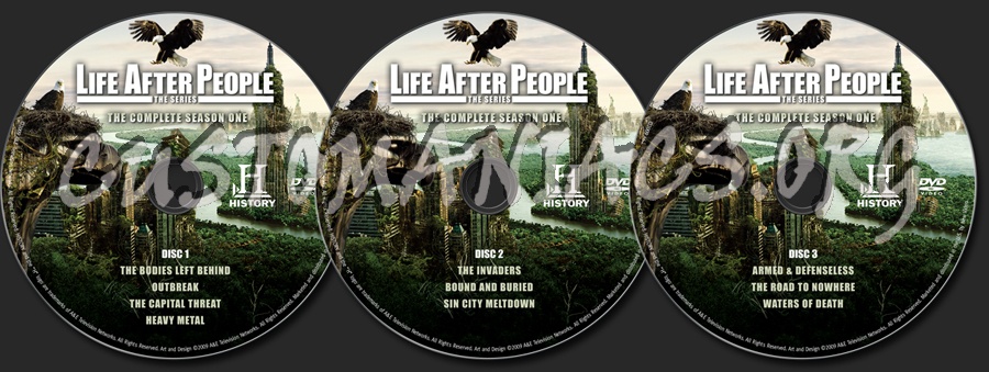 Life After People Season 1 dvd label