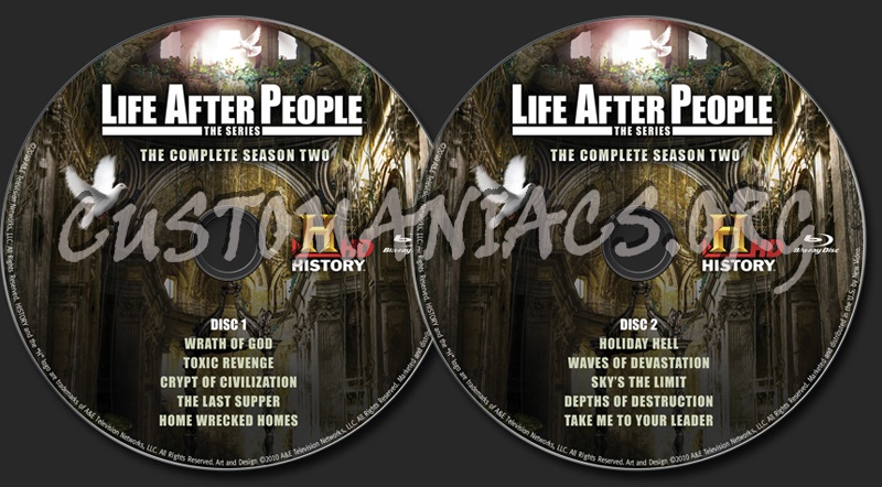 Life After People Season 2 blu-ray label