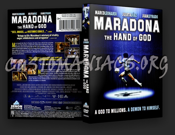 Maradona, The Hand of God dvd cover