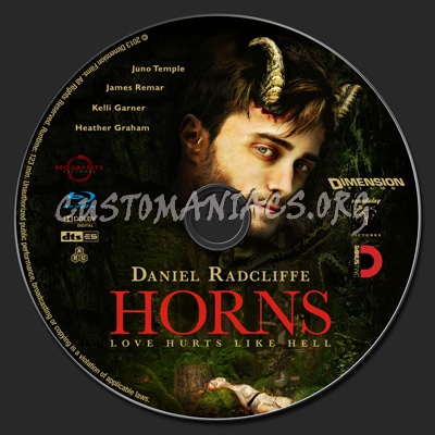 Horns blu-ray label