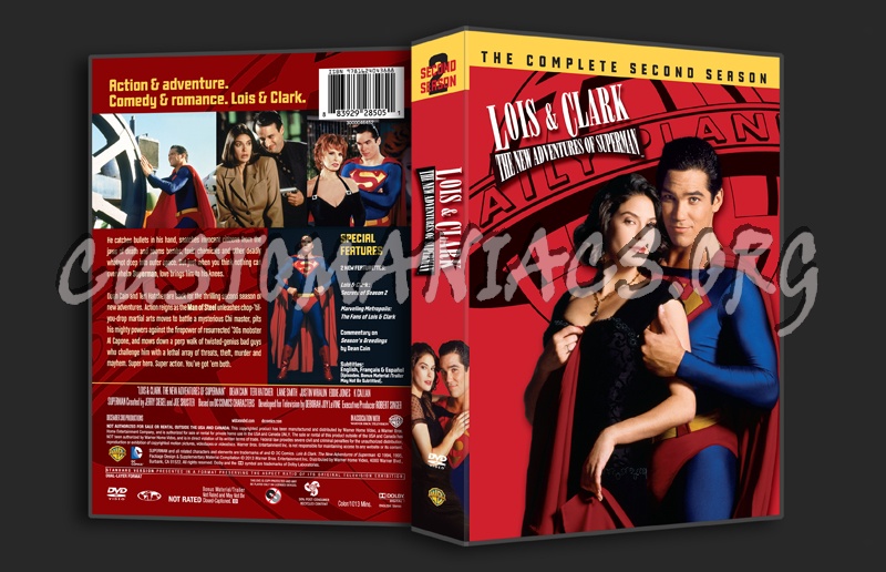 Lois & Clark The New Adventures of Superman Season 2 dvd cover