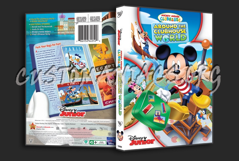 Mickey Mouse Clubhouse: Around the Clubhouse World dvd cover