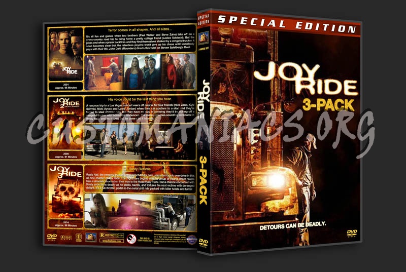 Joy Ride Triple Feature dvd cover