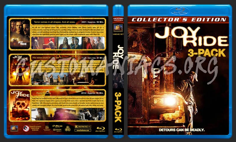 Joy Ride Triple Feature blu-ray cover