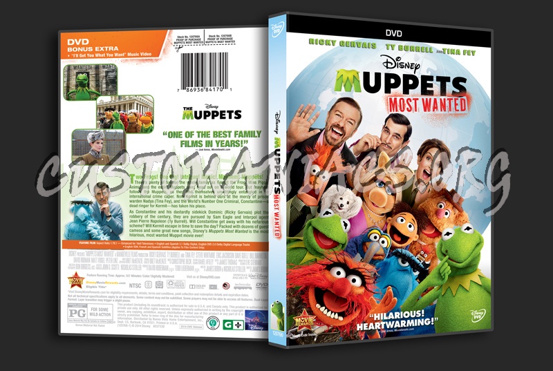 Muppets Most Wanted dvd cover