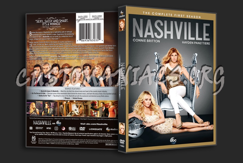 Nashville Season 1 dvd cover
