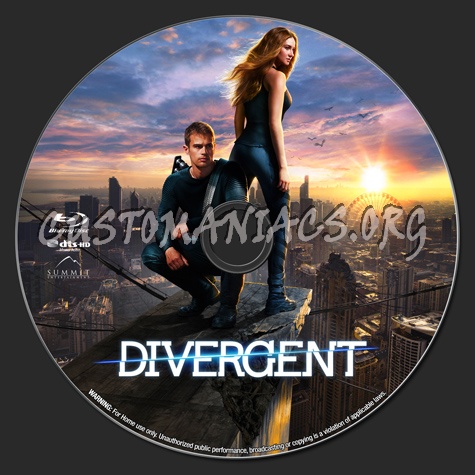 Divergent blu-ray label