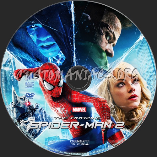 The Amazing Spider-Man 2 dvd label