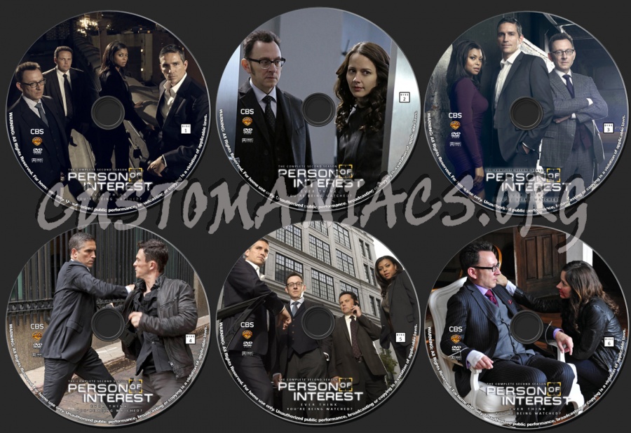 Person of Interest - Season 2 dvd label