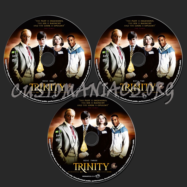 Trinity - Season 1 dvd label