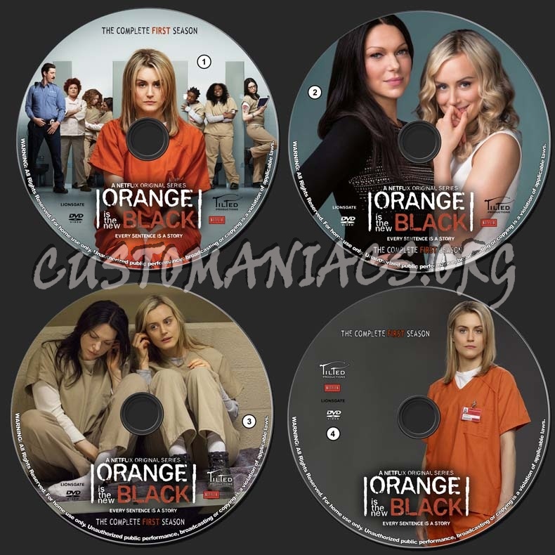 Orange is the New Black - Season 1 dvd label
