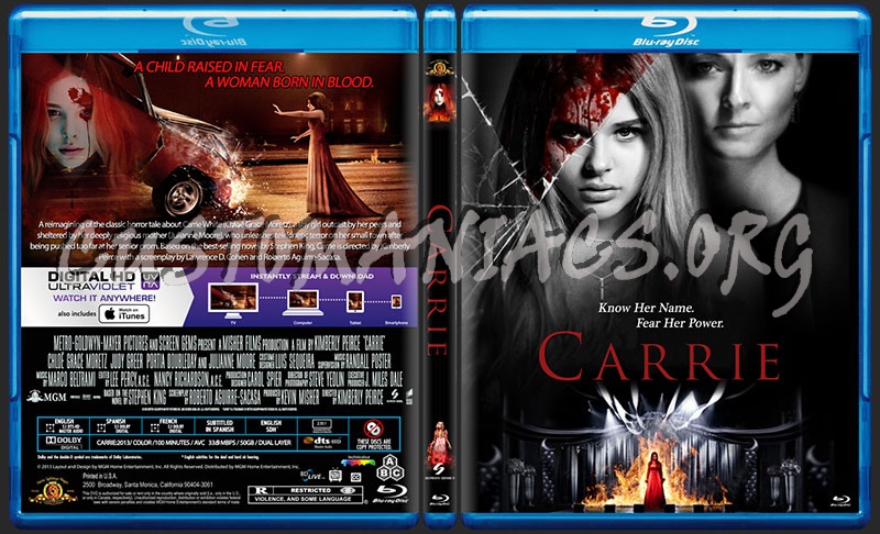 Carrie blu-ray cover