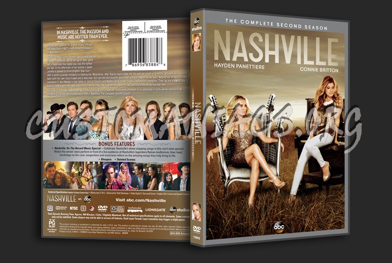 Nashville Season 2 dvd cover