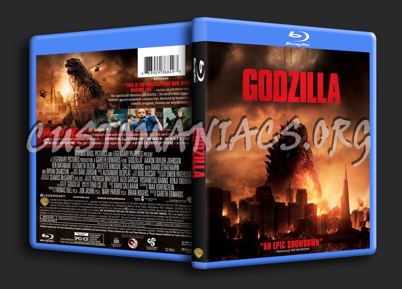 Godzilla blu-ray cover