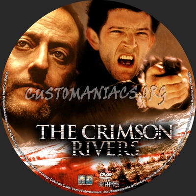 The Crimson Rivers dvd label