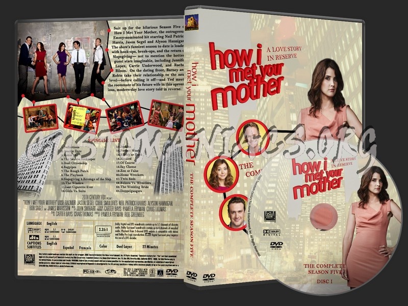 How I Met Your Mother Labels Collection dvd label