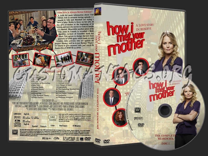 How I Met Your Mother Labels Collection dvd label