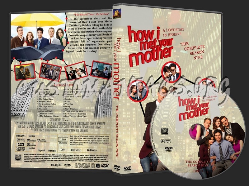 How I Met Your Mother Labels Collection dvd label