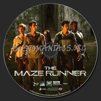 The Maze Runner blu-ray label