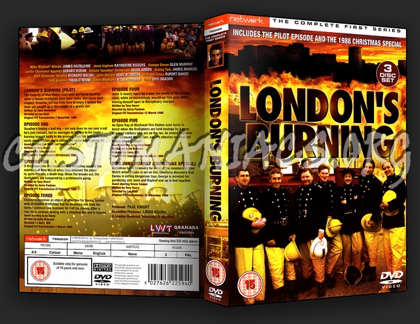 Londons Burning Series 1 dvd cover