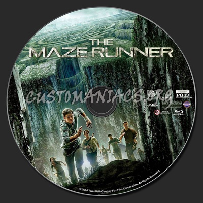 The Maze Runner blu-ray label