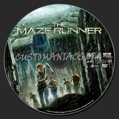 The Maze Runner dvd label