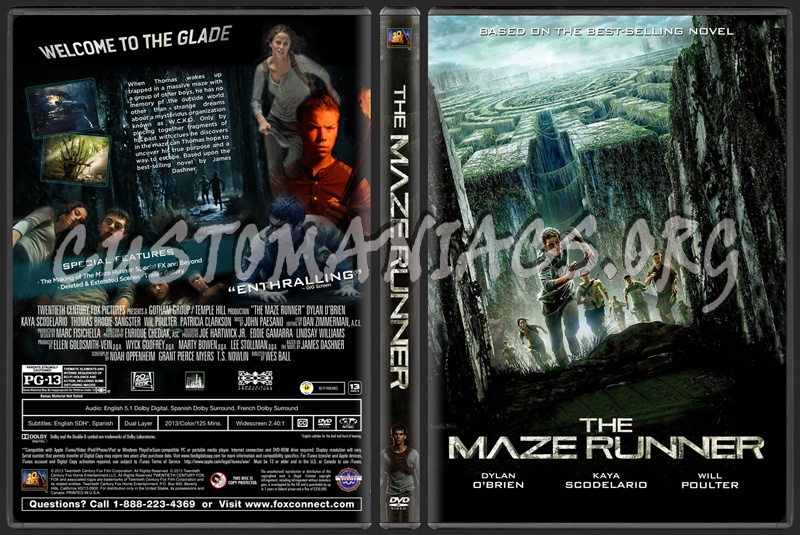 The Maze Runner dvd cover