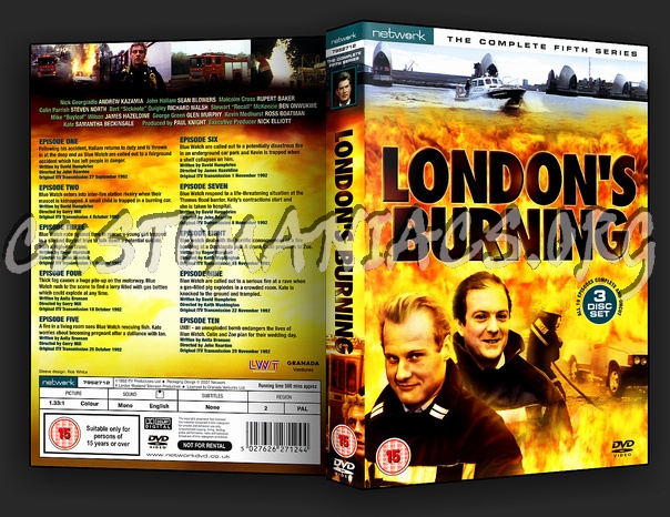 Londons Burning Series 5 dvd cover