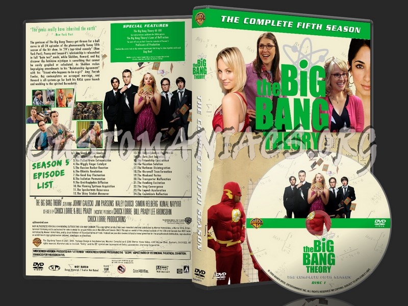 The Big Bang Theory - TV Collection dvd label