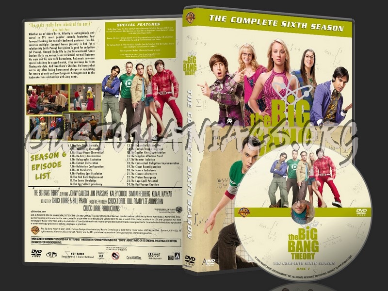 The Big Bang Theory - TV Collection dvd label