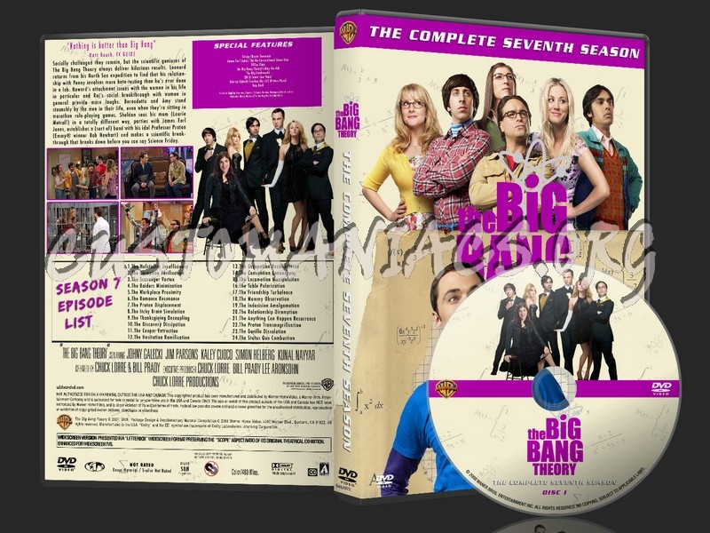 The Big Bang Theory - TV Collection dvd label