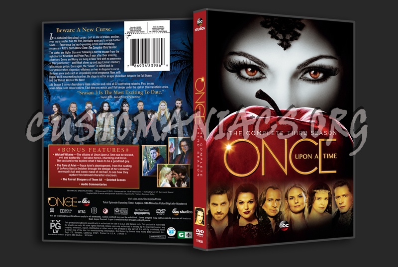 Once Upon A Time Season 3 dvd cover